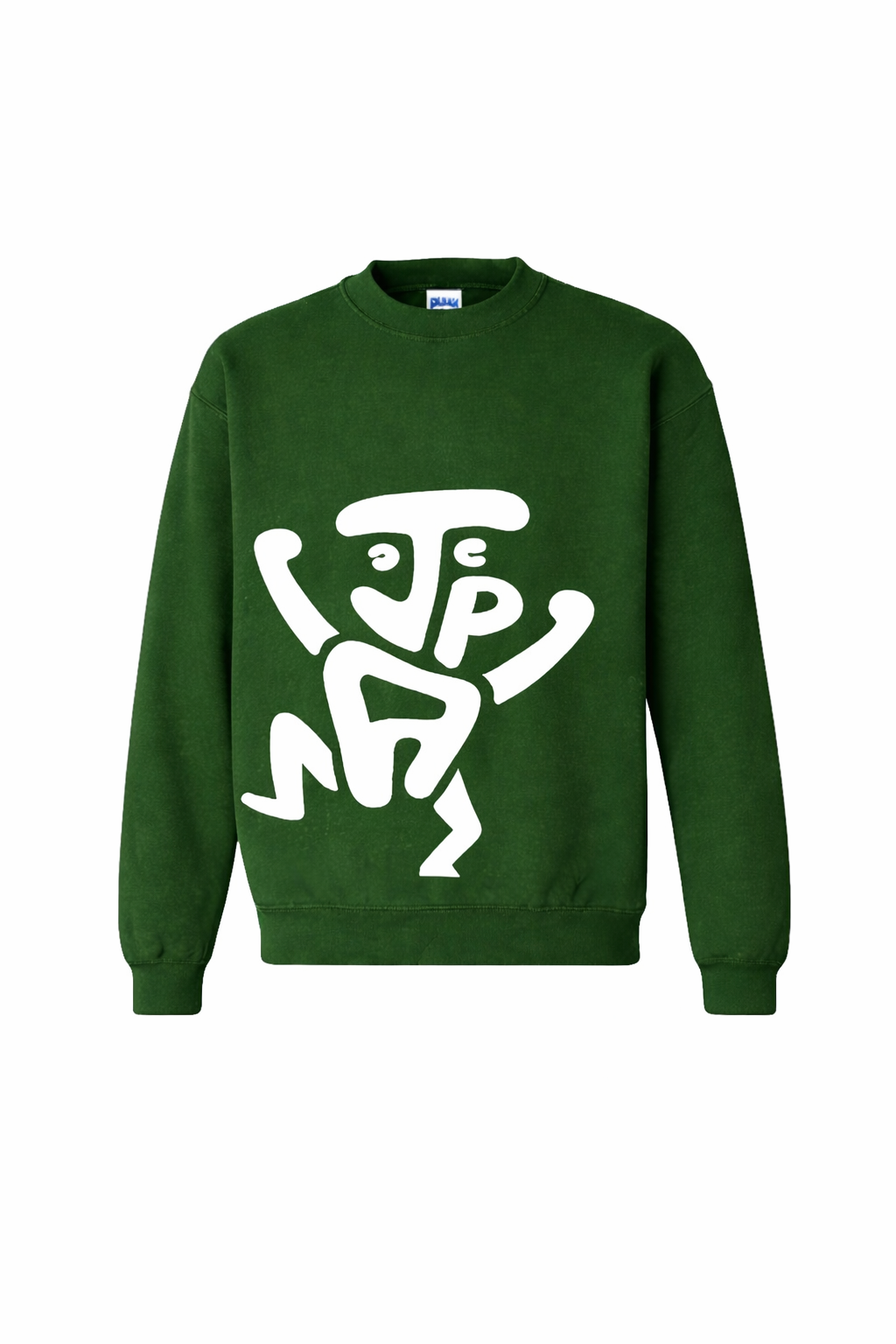 JPA Couture Signature Graphic Crewneck Sweatshirt – Forest Green