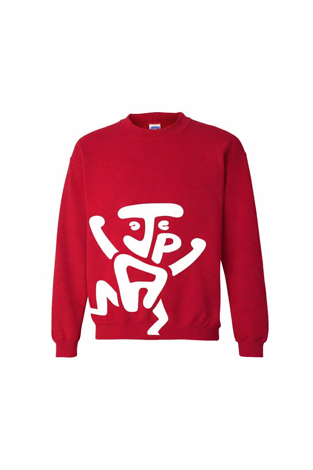 JPA Couture Signature Graphic Crewneck Sweatshirt – Red